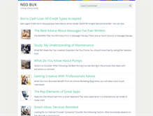Tablet Screenshot of neo-bux.info